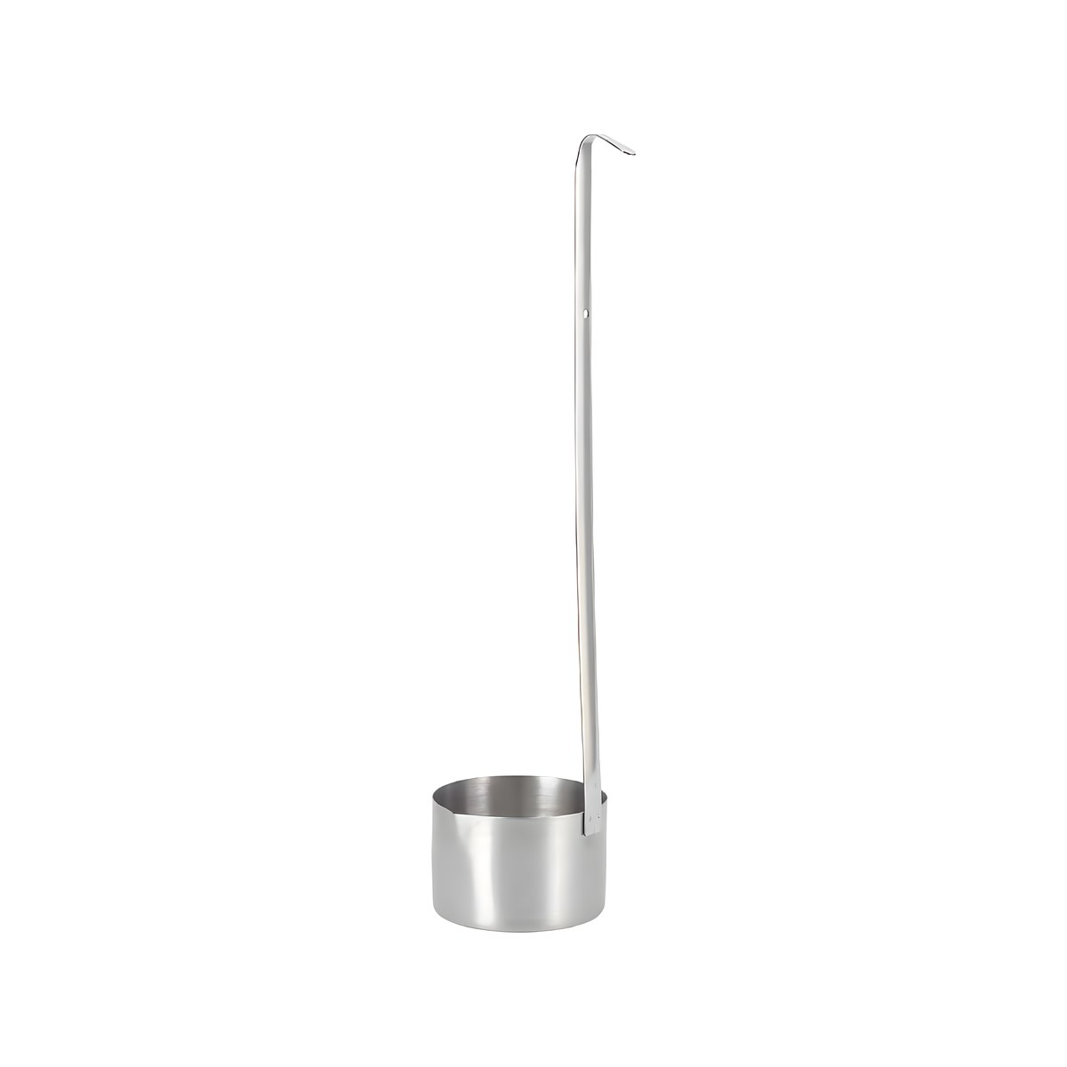 Ladle Deep Square Inox 18/10 Φ6.5cm 60ml 3.5mm Monoblock With Flow Monoblock deep square 18/10 stainless steel ladle with flow, 6.5 cm, 60 ml, 3.5 mm thick