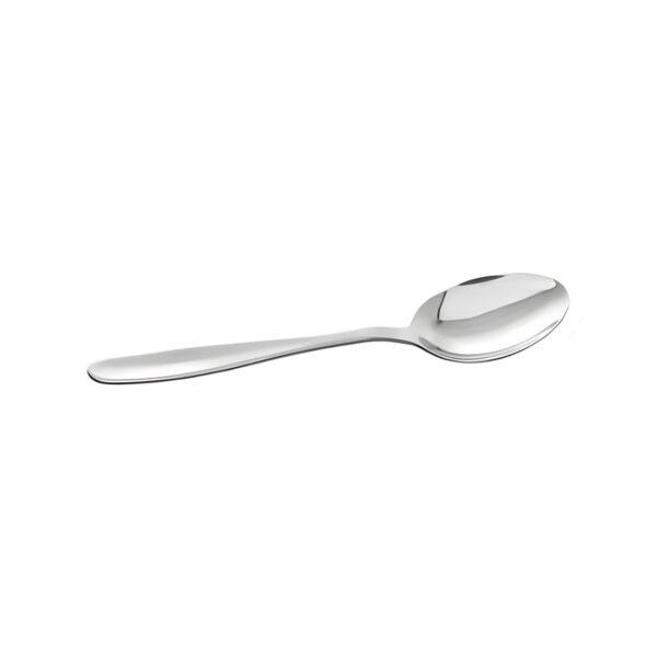 Nova stainless steel espresso spoon, 10.1 cm long, 2 mm thick