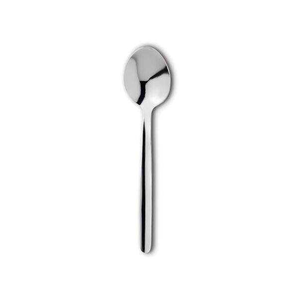 Classic stainless steel dessert spoon, 1.2 mm thick
