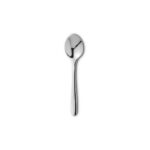 Noble stainless steel dessert spoon, 4 mm thick