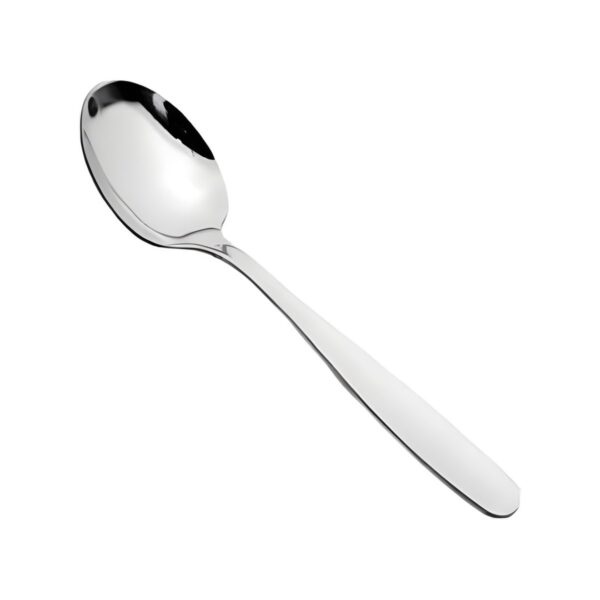 Nova stainless steel cappuccino spoon, 12 cm long, 2 mm thick