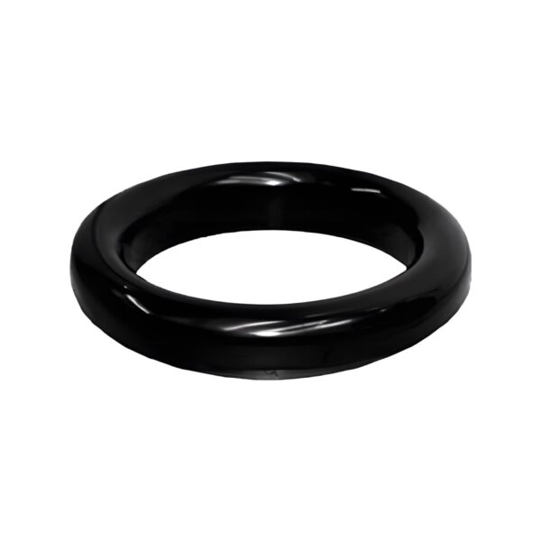 Black built-in countertop knock box rubber for coffee grounds, 20 cm