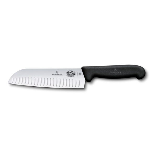Μαχαίρι Santoku Victorinox Fibrox με αυλακώσεις και λεπίδα 17 εκ.
