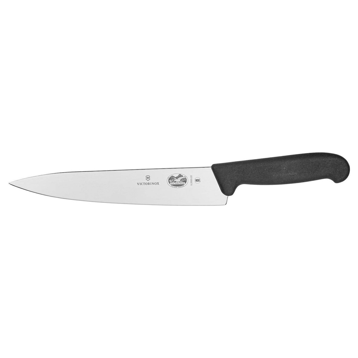Μαχαίρι 22εκ Σεφ Λαβή Fibrox Victorinox Μαχαίρι σεφ Victorinox Fibrox με μαύρη λαβή και λεπίδα 22 εκ.