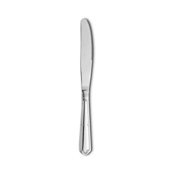Baroque 18/0 stainless steel dinner knife, 4 mm thick