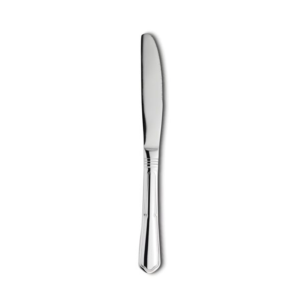 Baroque 18/0 stainless steel dessert knife, 4 mm thick