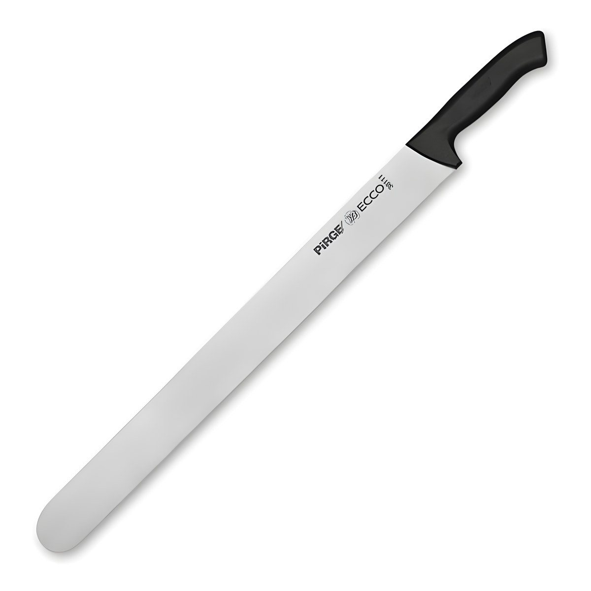 Knife Round 50cm Black 38111 Pirge round knife with black handle, 50 cm