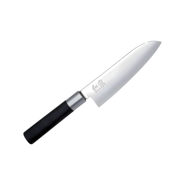 Μαχαίρι Santoku Kai Wasabi Black από ανοξείδωτο ατσάλι