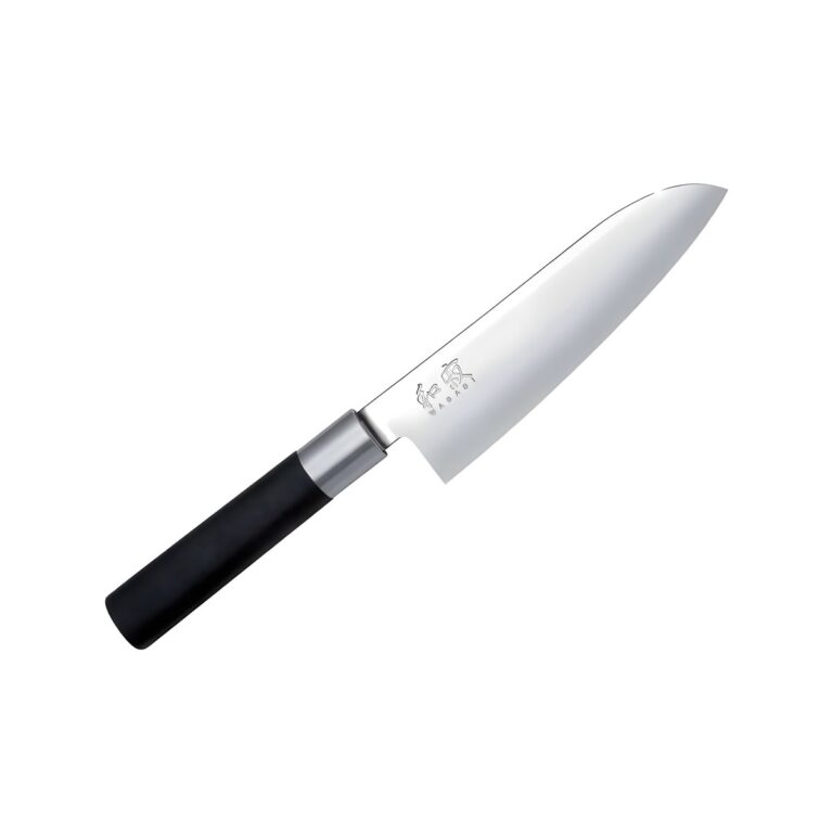 Μαχαίρι Santoku Kai Wasabi Black από ανοξείδωτο ατσάλι