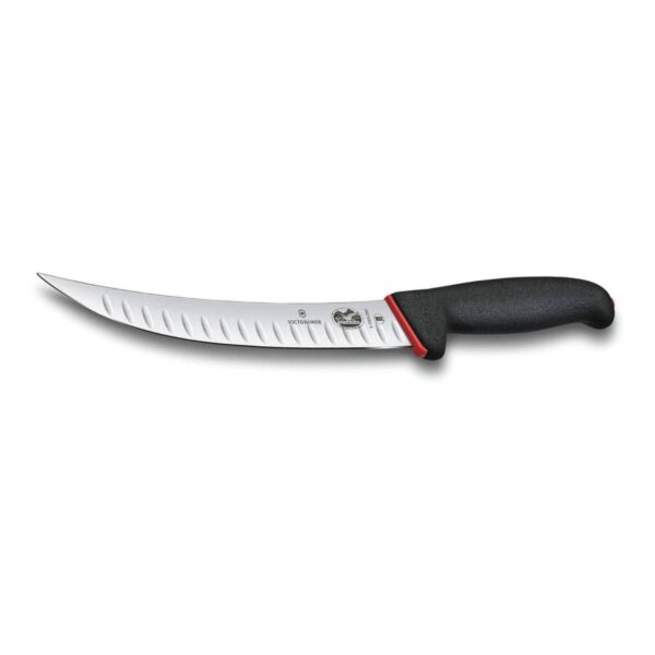 Καμπυλωτό μαχαίρι σφαγής Victorinox με αυλακώσεις και λαβή Dual Grip, 20 εκ.