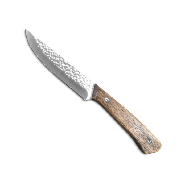 Comas 18/10 stainless steel steak knife with Rosewood wooden handle