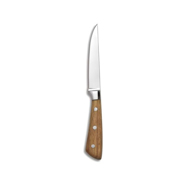 Comas Montblanc steak knife with wooden handle and stainless steel blade