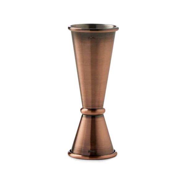 Ανοξείδωτη μεζούρα μπαρ 18/10 Japanese Style σε χρώμα antique copper, 25/50 ml