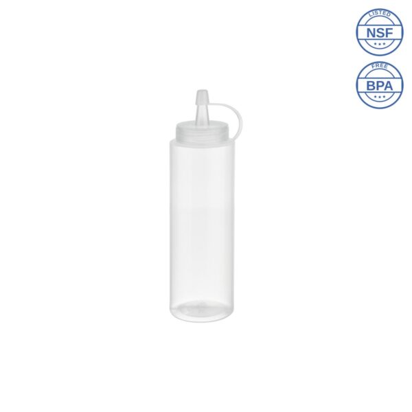 Μπουκάλι Πλαστικό Διάφανο Φαρδύ Στόμιο Squeeze 24oz - 720ml PE BPA FREE