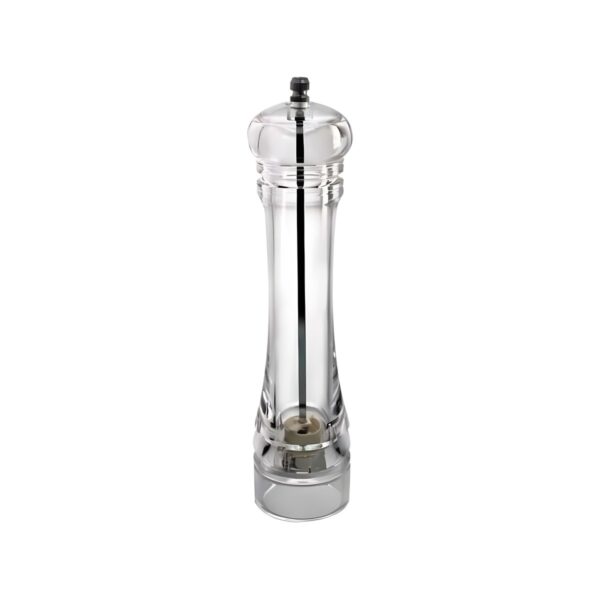 Acrylic salt or pepper mill, 27 cm tall