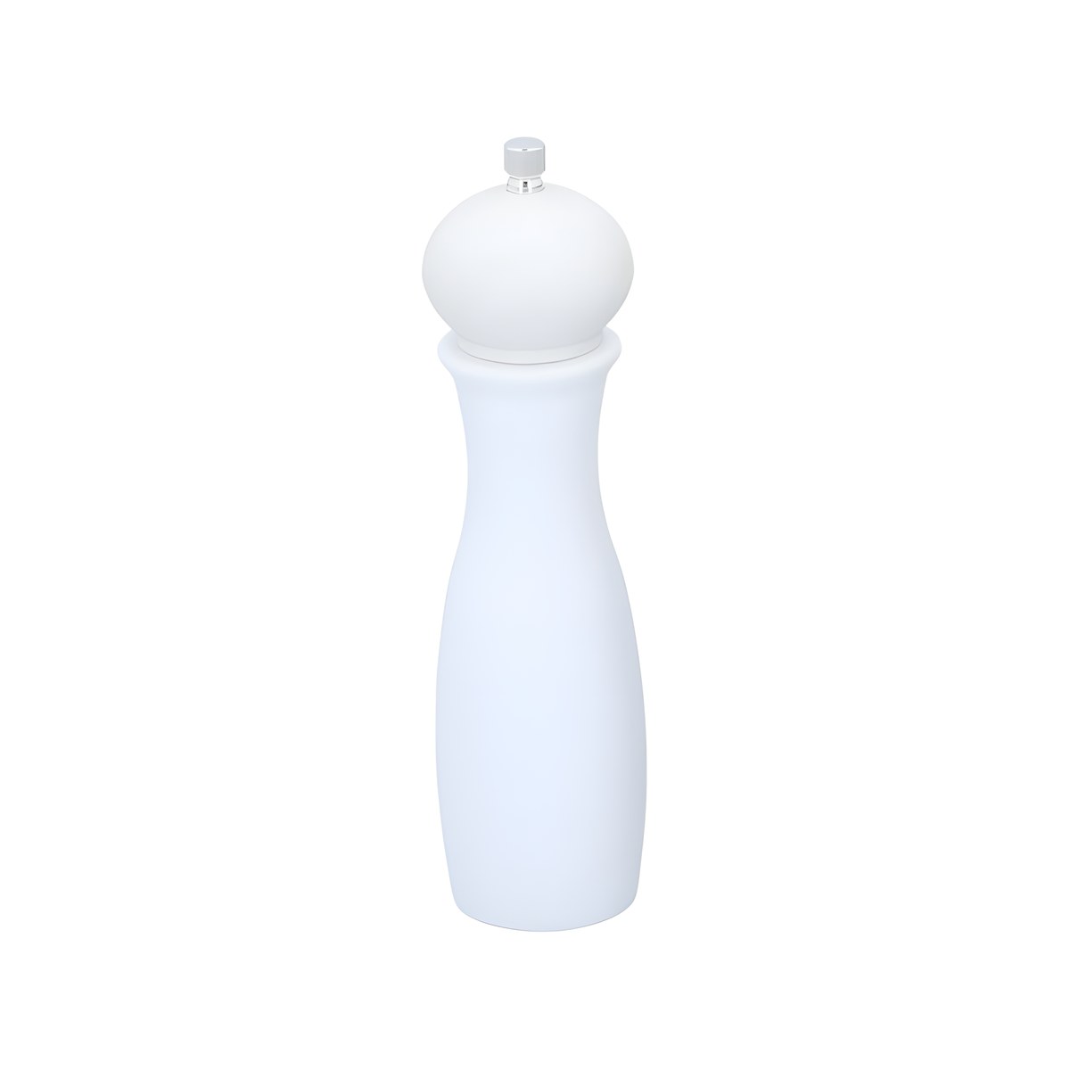 Μύλος Αλατιού/Πιπεριού Ξύλινος White Matte 21εκ Ξύλινος μύλος αλατιού ή πιπεριού σε λευκό ματ χρώμα, 21 εκ.