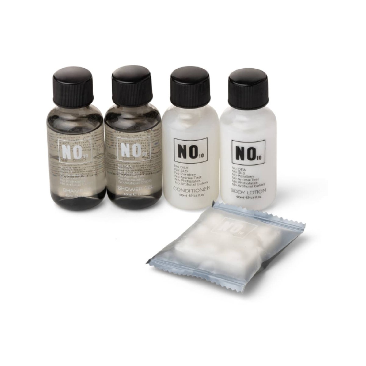 No.10 Shower Gel in a 40ml Bottle, 50 Pieces No.10 shower gel in a bottle, 40 ml