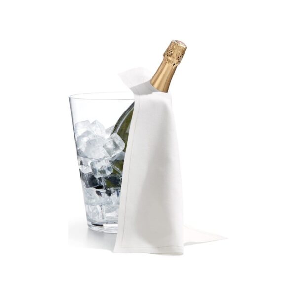 Roll Drap black bottle napkin with hole, 40x40 cm, roll of 12 pieces
