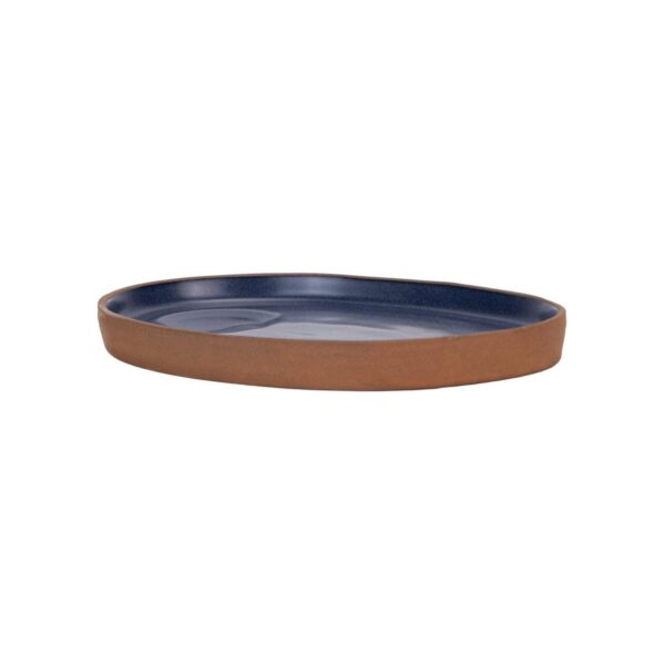 Terra Blue mug platter, 20x13.5 cm