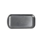 Vintage Snow rectangular plate, 18/10 stainless steel, 33x17 cm