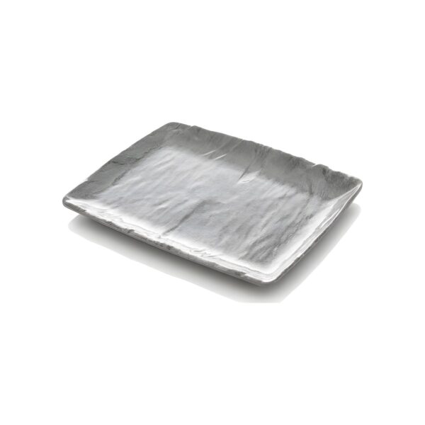 Ορθογώνια πιατέλα μελαμίνης Gray Rock, 32,5x26,5 εκ.