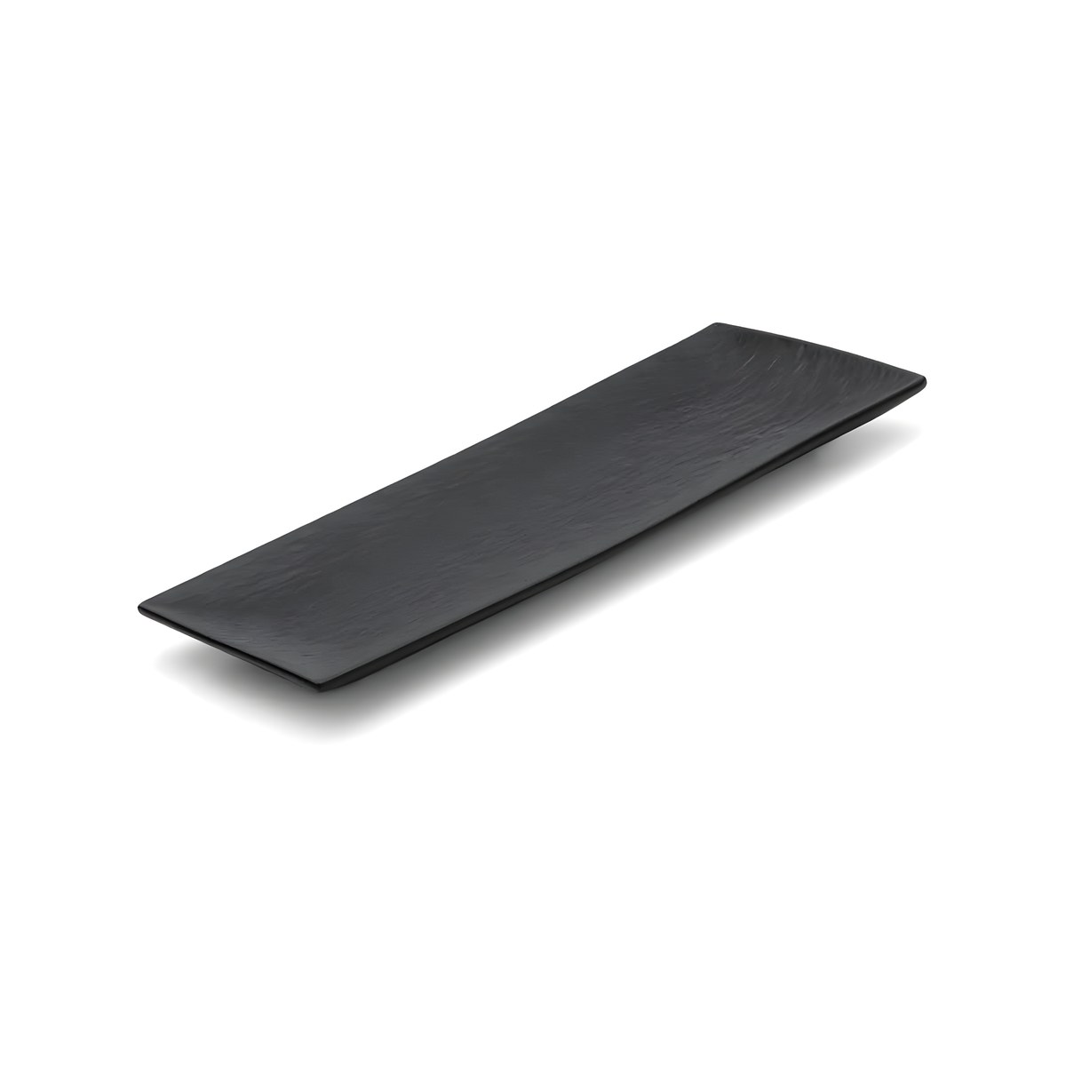 Rectangular Plate Porcelain 26x12.5cm Black Rock Black Rock rectangular black porcelain platter, 26x12.5 cm