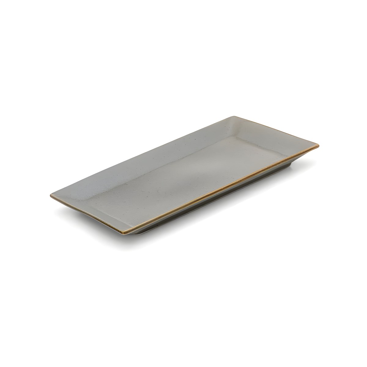 Πιατέλα Ορθογώνια Πορσελάνης 28x18εκ Industrial Grey Γκρι ορθογώνια πορσελάνινη πιατέλα Industrial Grey, 28x18 εκ.