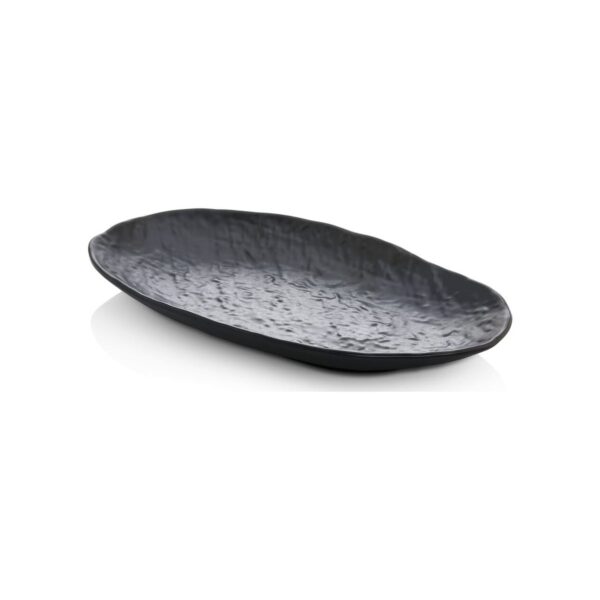 Black Rock melamine oval platter, 28x18 cm