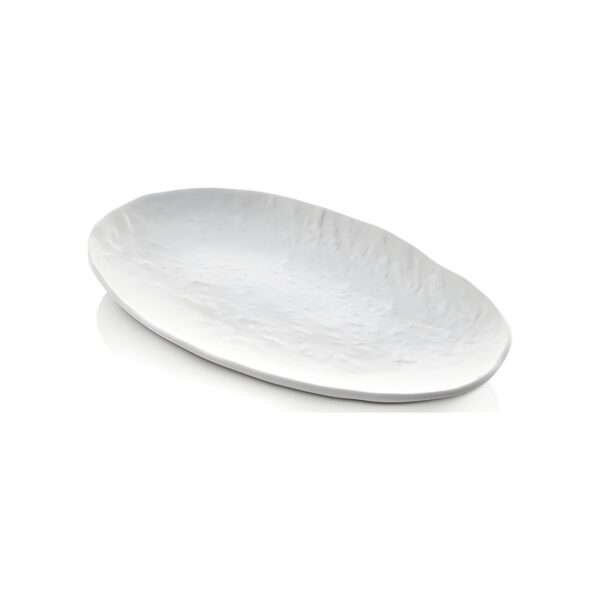 White Rock oval melamine platter, 24x14 cm