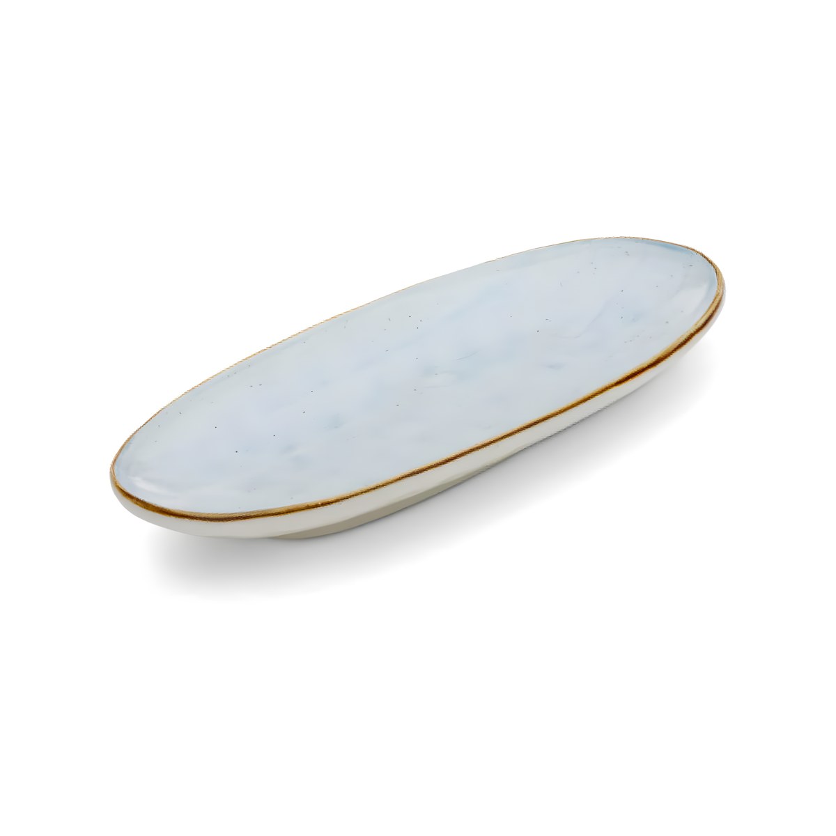 Porcelain Oval Plate 36.5x23cm Duck Egg Duck Egg porcelain oval platter, 36.5x23 cm