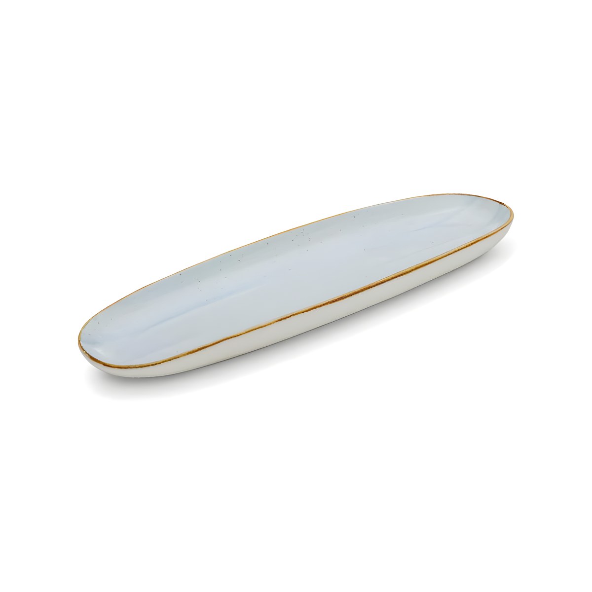 Porcelain Oval Plate 36x14cm Duck Egg Duck Egg porcelain oval platter, 36x14 cm
