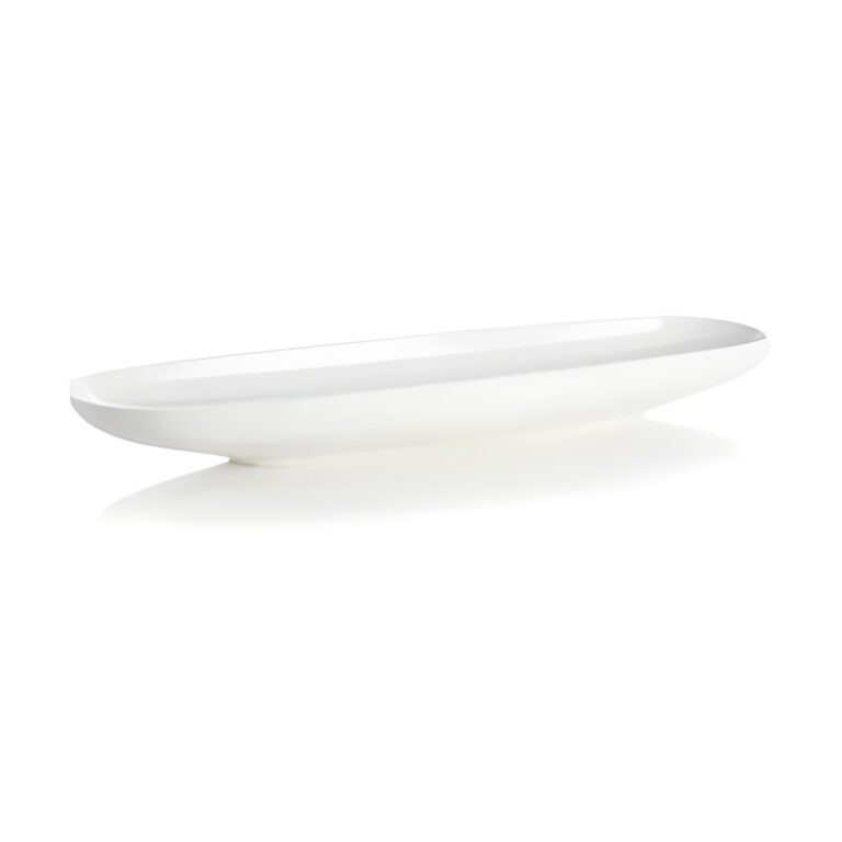 Villeroy & Boch Artesano deep oval porcelain platter, 44x14 cm