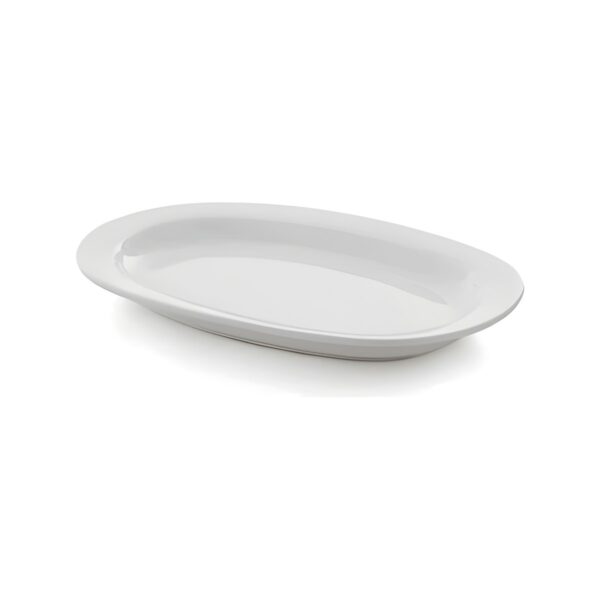 Porcelain ravier coup platter, 35 cm