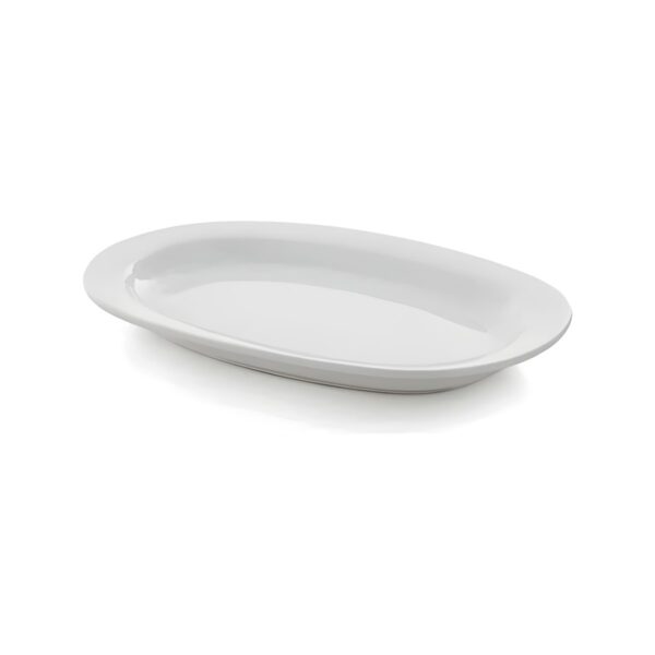 Porcelain ravier coup platter, 40 cm