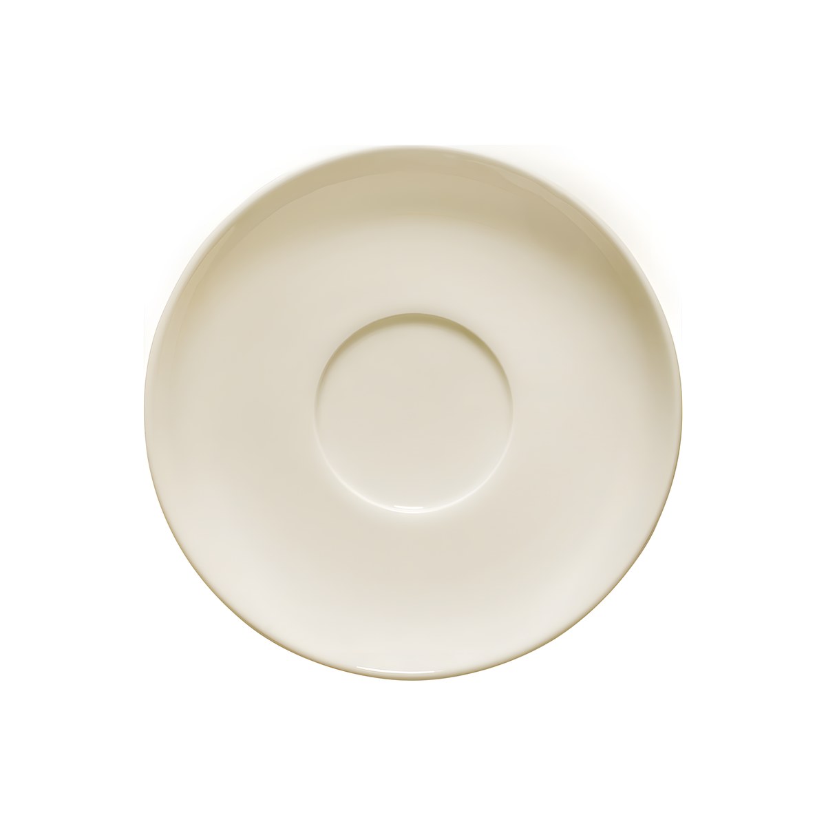 Double Cappuccino/Tea Plate Bone Porcelain 16cm Kutahya Kutahya Bone porcelain cappuccino and tea saucer, 16 cm