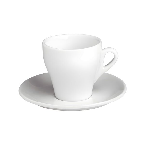 Κωνικό πιάτο πορσελάνης για espresso, 12 εκ