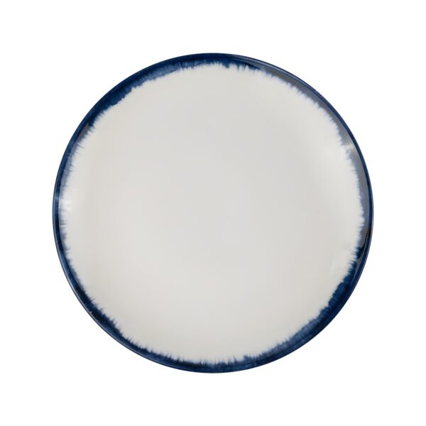 Kutahya Azure porcelain shallow plate, 21 cm
