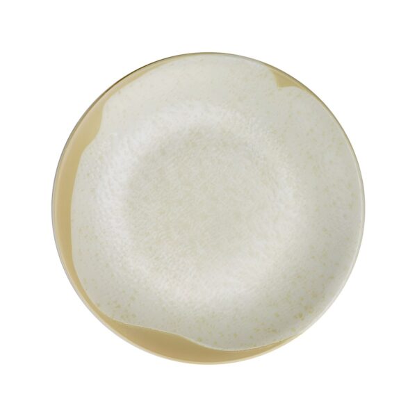 Kutahya Sand Wind shallow porcelain plate, 23 cm