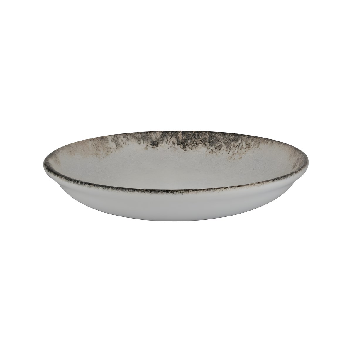 Porcelain Deep Plate 21cm Rustiground Kutahya Kutahya Rustiground deep porcelain plate, 21 cm diameter