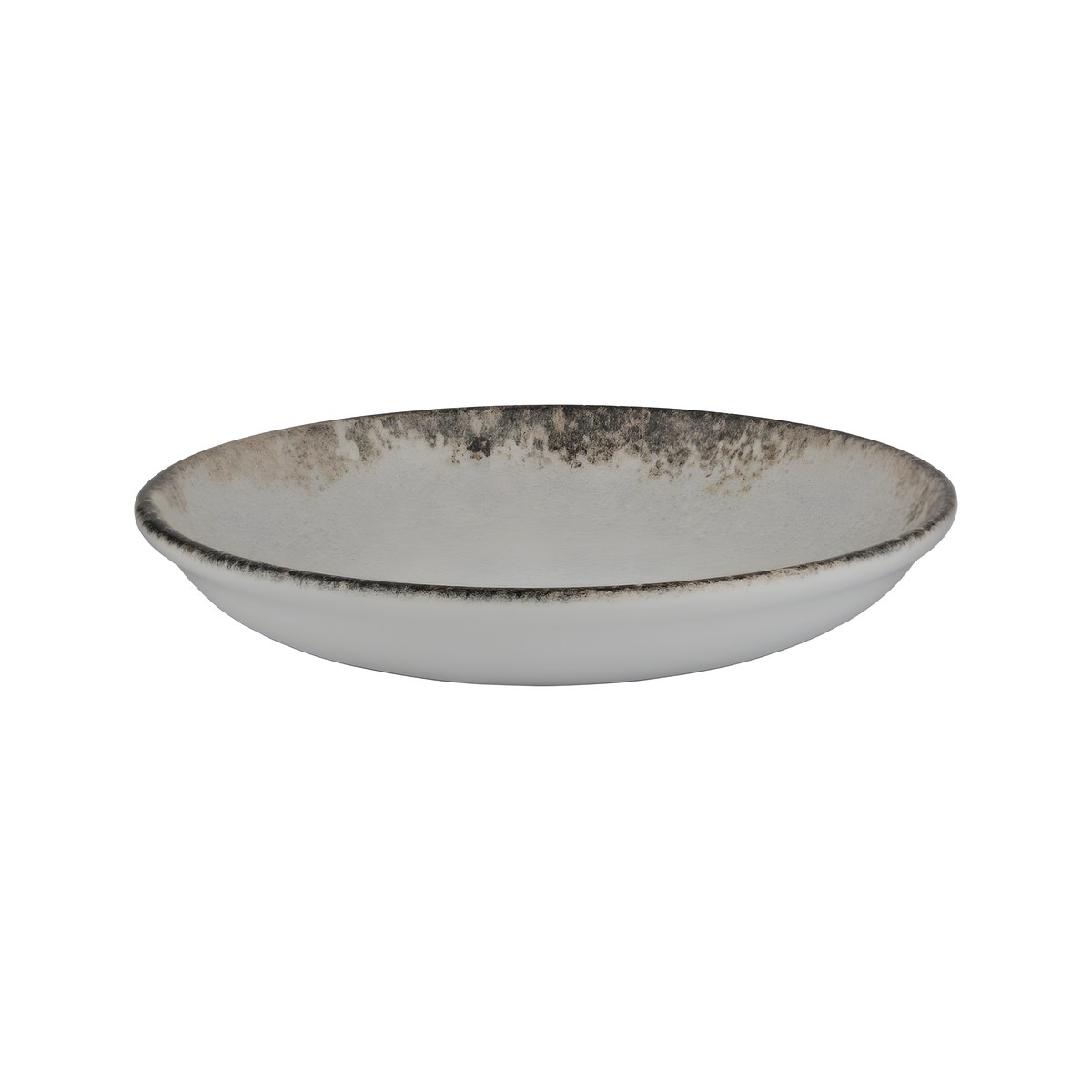 Porcelain Deep Plate 25cm Rustiground Kutahya Kutahya Rustiground deep porcelain plate, 25 cm diameter