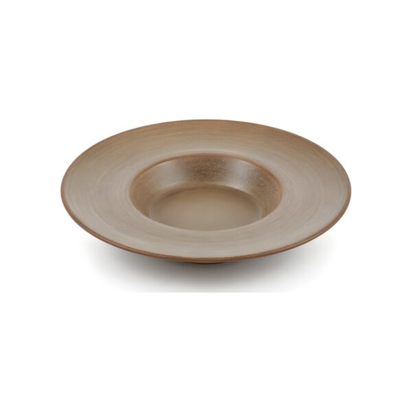 SOIL deep porcelain Amuse Bouche plate, 21.5 cm diameter