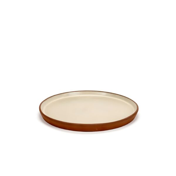 Ρηχό πιάτο Terra Cream από τερακότα, 29 εκ