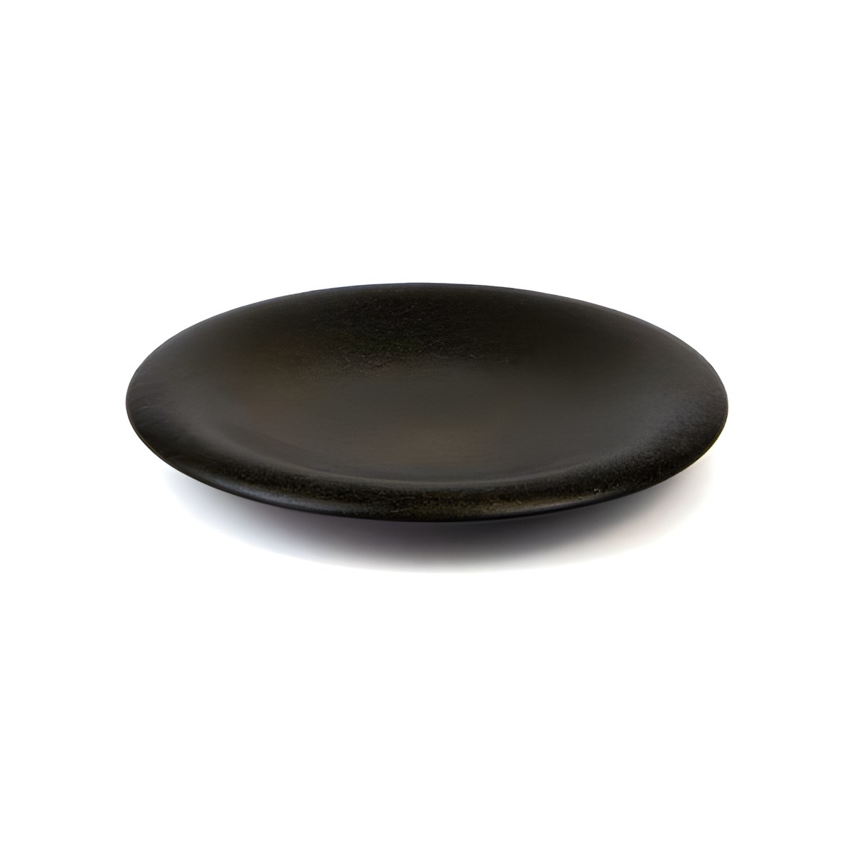 Flat Stoneware Plate 22cm Luso Brown Luso Brown stoneware flat plate, 22 cm