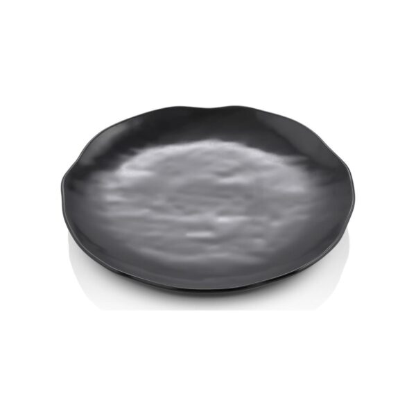 Black Rock round melamine plate, 21 cm
