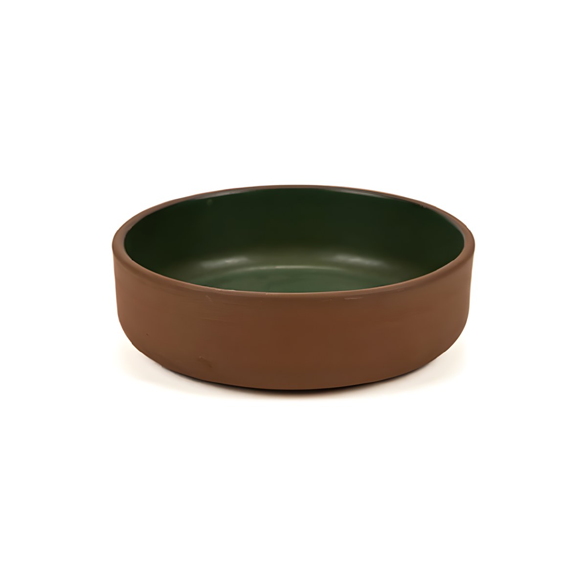 Deep Plate 15x5cm Green Terra Green Terra terracotta deep plate, 15x5 cm