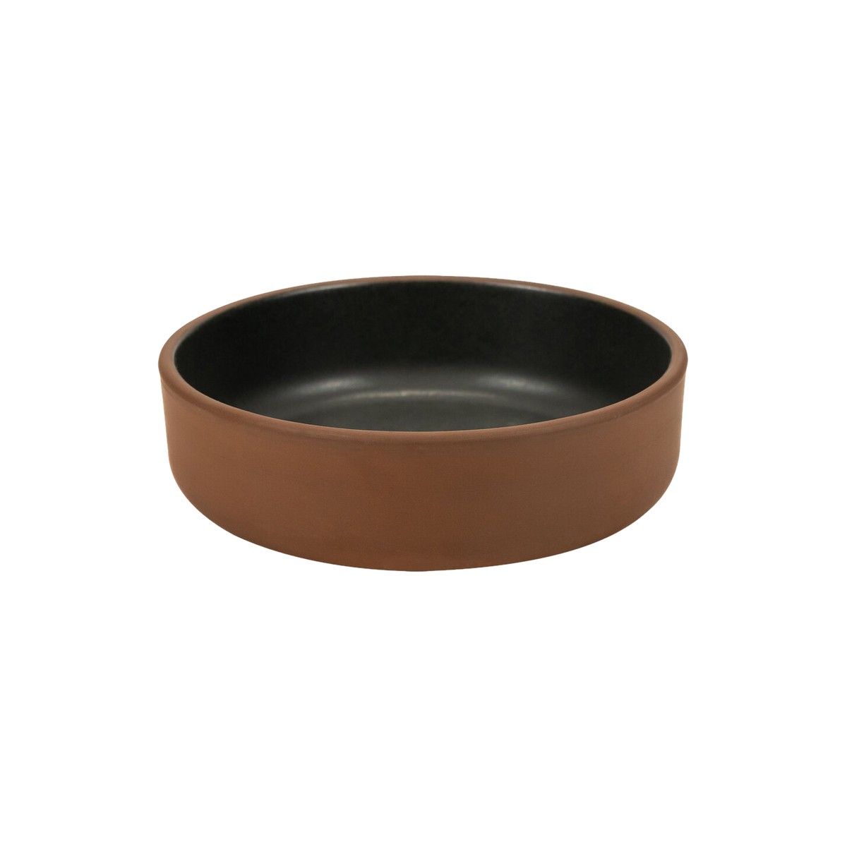 Πιάτο Βαθύ 20.5x5.5εκ Dark Grey Terra Σκούρο γκρι βαθύ πιάτο Terra από τερακότα, 20,5x5,5 εκ