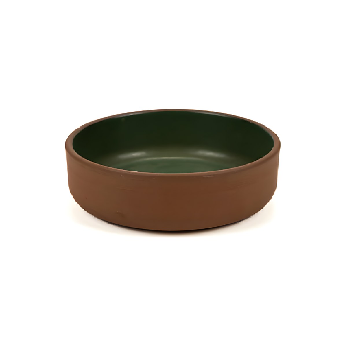 Deep Plate 20.5x5.5cm Green Terra Green Terra terracotta deep plate, 20.5x5.5 cm