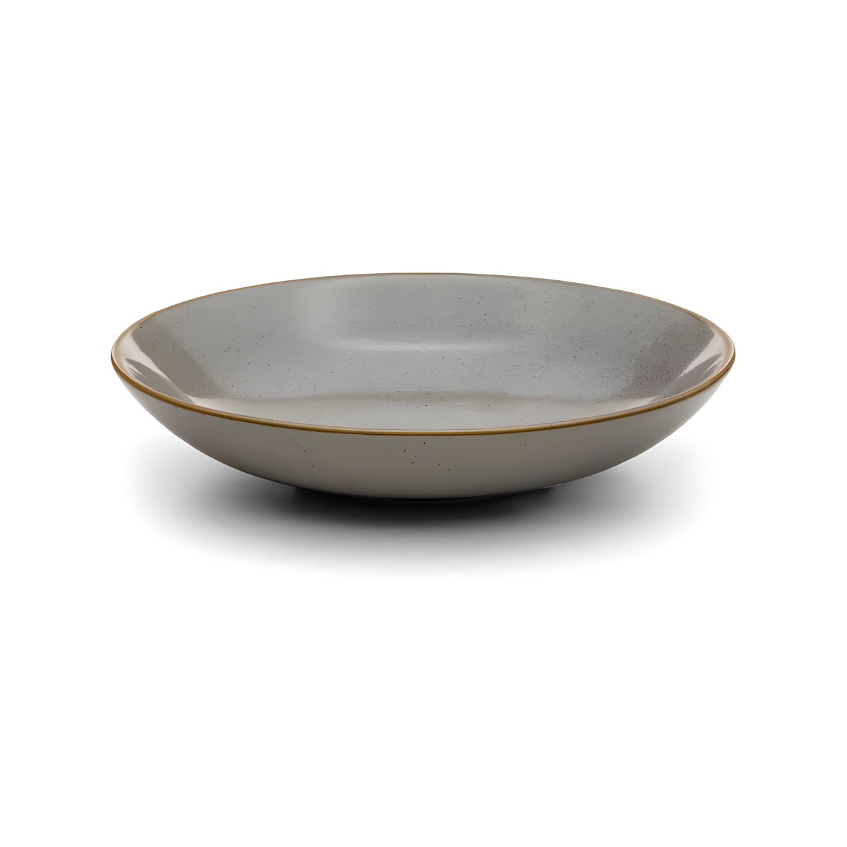 Porcelain Deep Plate Coup 25cm Industrial Grey Industrial Grey porcelain deep coup plate, 25 cm