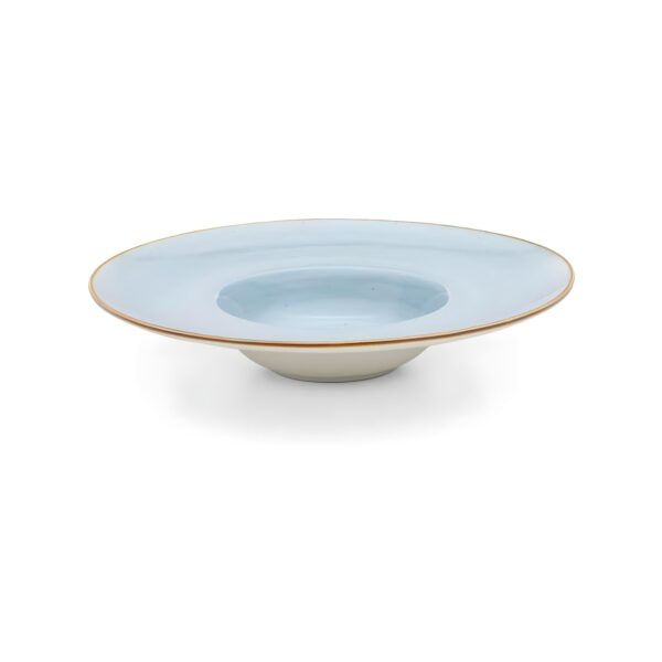 Duck Egg porcelain risotto deep plate, 26.5 cm