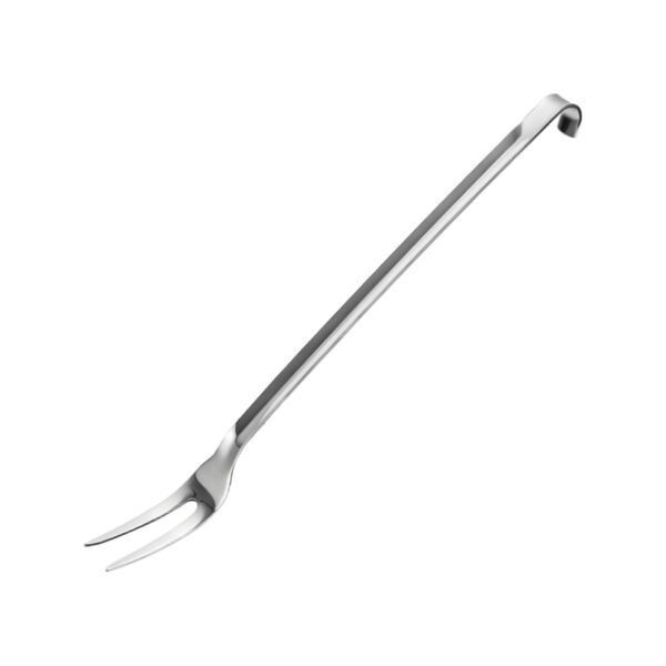 Stainless steel 18/0 carving fork, 40 cm long, 2 mm thick